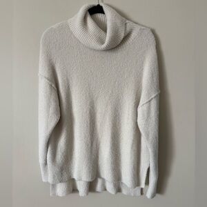 Aerie Buttercream Soft Oversized Pullover Turtleneck Sweater SzXs‎ Fits S-M